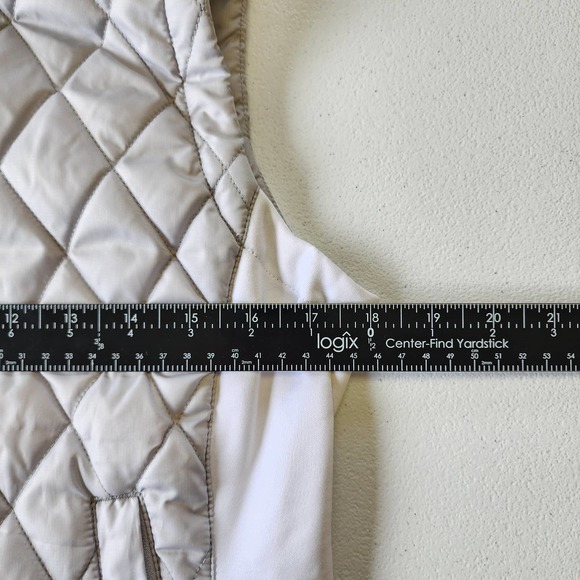 Marmot Women's Kitzbuhel Vest Gray White Quilted Size Small - Picture 7 of 9